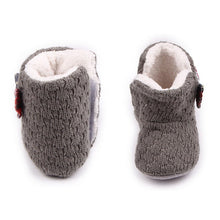 New Winter Warm Baby Shoes First Walkers Baby Boys Girls Ankle Snow Boots Infantil Crochet Knit Baby Shoe UBY