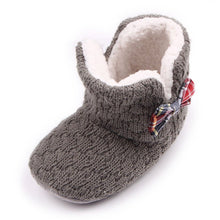 New Winter Warm Baby Shoes First Walkers Baby Boys Girls Ankle Snow Boots Infantil Crochet Knit Baby Shoe UBY