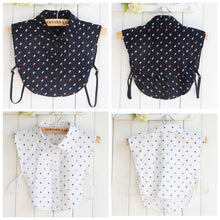 New Women Chiffon False Collar Detachable Shirt Collars Accessories Fake Collar UBY