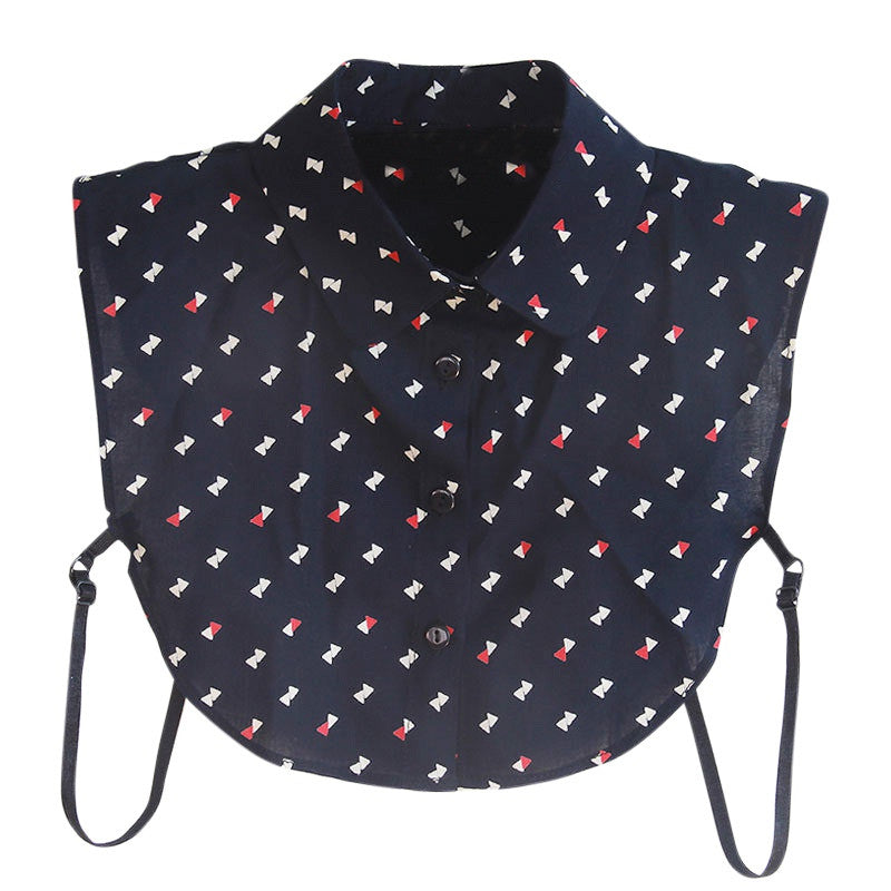 New Women Chiffon False Collar Detachable Shirt Collars Accessories Fake Collar UBY