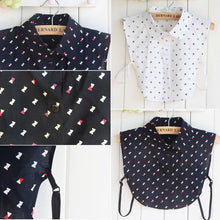 New Women Chiffon False Collar Detachable Shirt Collars Accessories Fake Collar UBY