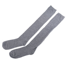 Women Girl Sexy Thigh High Stocking Over the Knee Cotton Stockings Opaque Knitted 4 Colors PY8 UBY