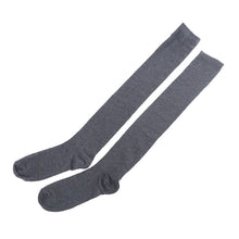 Women Girl Sexy Thigh High Stocking Over the Knee Cotton Stockings Opaque Knitted 4 Colors PY8 UBY