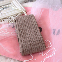 New Women Wool Braid Over Knee Socks Thigh Highs Hose Stockings Twist Warm Winter UBY