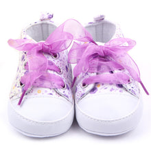born 0-12 Months Toddler Baby Girls Crib Shoes Soft Sole Anti-slip Floral Walk Sneaker First Walkers UBY
