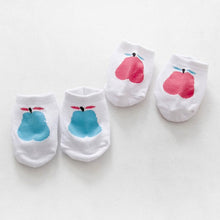 born Baby Infant Unisex Ankle Socks Pear Print Cotton Anti-slip Socks Crib Shoes Y2 UBY