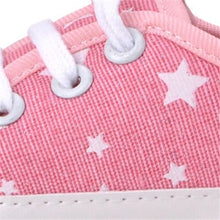 Newborn Baby Toddler Boys Girls Soft Sole Kids Shoes Canvas Prewalker Lace Up Sneaker 0-18M UBY