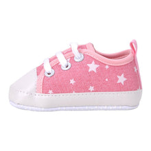 Newborn Baby Toddler Boys Girls Soft Sole Kids Shoes Canvas Prewalker Lace Up Sneaker 0-18M UBY