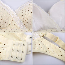 Pregnant Women Nursing Bra Breastfeeding Dot Crossover Maternity Underwear 34-40BC UBY