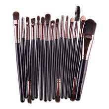 15Pcs Makeup Set Powder Foundation Eyeshadow Eyeliner Lip Cosmetic Brushes UBY