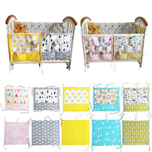 New Brand Baby Cot Bed Hanging Storage Bag Crib Organizer 60*50cm Toy Diaper Pocket for Crib Bedding Set UBY
