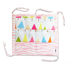 New Brand Baby Cot Bed Hanging Storage Bag Crib Organizer 60*50cm Toy Diaper Pocket for Crib Bedding Set UBY