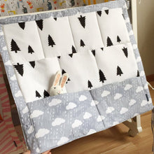 New Brand Baby Cot Bed Hanging Storage Bag Crib Organizer 60*50cm Toy Diaper Pocket for Crib Bedding Set UBY