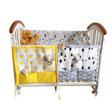 New Brand Baby Cot Bed Hanging Storage Bag Crib Organizer 60*50cm Toy Diaper Pocket for Crib Bedding Set UBY