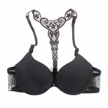 Sexy Push Up Bras for Women Front Closure Lace Racer Back Racerback Bra Smooth 32-36B PY4 Y3 UBY