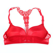 Sexy Push Up Bras for Women Front Closure Lace Racer Back Racerback Bra Smooth 32-36B PY4 Y3 UBY