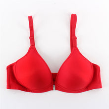 Sexy Women Smooth Front Closure Thin Padded Racerback Seamless Push Up Bra Top 32-38B UBY