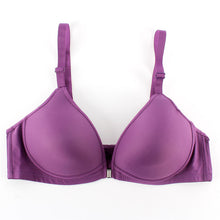 Sexy Women Smooth Front Closure Thin Padded Racerback Seamless Push Up Bra Top 32-38B UBY