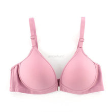 Sexy Women Smooth Front Closure Thin Padded Racerback Seamless Push Up Bra Top 32-38B UBY