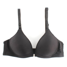Sexy Women Smooth Front Closure Thin Padded Racerback Seamless Push Up Bra Top 32-38B UBY