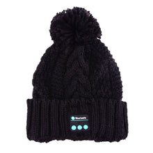 Soft Warm Beanies Hats for Women Wireless Bluetooth Smart Caps Headphone Headset Speaker Mic UBY