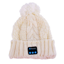Soft Warm Beanies Hats for Women Wireless Bluetooth Smart Caps Headphone Headset Speaker Mic UBY