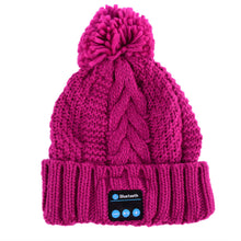 Soft Warm Beanies Hats for Women Wireless Bluetooth Smart Caps Headphone Headset Speaker Mic UBY
