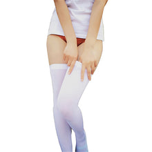 Solid Color Women Lady Girl Thigh High Stockings Over Knee Cotton Long Stocking  UBY