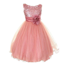 Baby Dresses Girls Sequin Flower Bowknot Birthday Wedding Party Tutu Dress Girl Vestido PY2 UBY