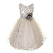 Baby Dresses Girls Sequin Flower Bowknot Birthday Wedding Party Tutu Dress Girl Vestido PY2 UBY