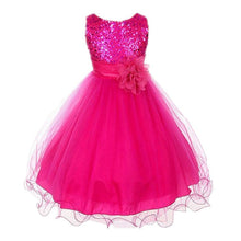 Baby Dresses Girls Sequin Flower Bowknot Birthday Wedding Party Tutu Dress Girl Vestido PY2 UBY
