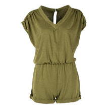 Cosy Sexy Women's V Neck Mini Playsuit Ladies Jumpsuit Party Shorts Beach Shorts Femme UBY