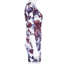 Casual Women Bodycon Dress Half Sleeve Asymmetrical Neck Dress Sheath Dresses LE3 UBY