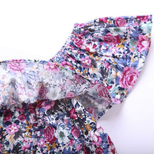Summer Kids Girls Flower Off Shoulder T-shirtBriefs Children Clothing Sets Sport Suits 0-4Y ytm UBY