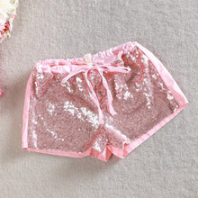 Toddler 2-6 Y Kids Girl Sequins Shorts Short Pants Tie Bow Elastic Waist Trousers PY1 UBY