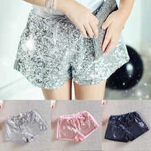 Toddler 2-6 Y Kids Girl Sequins Shorts Short Pants Tie Bow Elastic Waist Trousers PY1 UBY