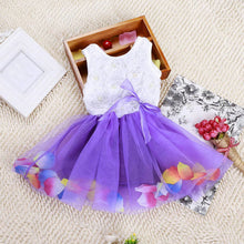 Toddler Baby Kid Girls Princess Party Tutu Lace Bow Flower Dresses Clothes WholeUBY