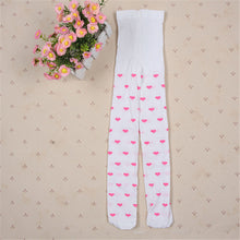 Toddler Kids Girl Love Heart Trousers Pantyhose Stocking Tights Full Foot Stocking 2-7 Years UBY