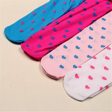Toddler Kids Girl Love Heart Trousers Pantyhose Stocking Tights Full Foot Stocking 2-7 Years UBY