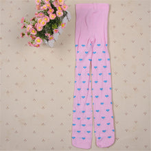 Toddler Kids Girl Love Heart Trousers Pantyhose Stocking Tights Full Foot Stocking 2-7 Years UBY