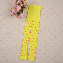 Toddler Kids Girl Love Heart Trousers Pantyhose Stocking Tights Full Foot Stocking 2-7 Years UBY