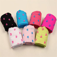 Toddler Kids Girl Love Heart Trousers Pantyhose Stocking Tights Full Foot Stocking 2-7 Years UBY