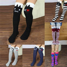 Toddlers Kids Girls Knee High Socks School Cotton Tights Striped Stockings for Girls 1-8YUBY