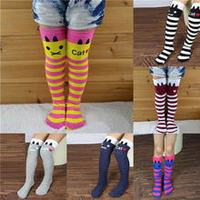 Toddlers Kids Girls Knee High Socks School Cotton Tights Striped Stockings for Girls 1-8YUBY