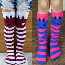 Toddlers Kids Girls Knee High Socks School Cotton Tights Striped Stockings for Girls 1-8YUBY