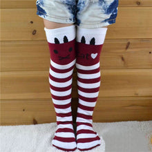 Toddlers Kids Girls Knee High Socks School Cotton Tights Striped Stockings for Girls 1-8YUBY