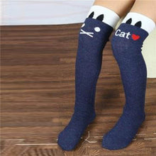 Toddlers Kids Girls Knee High Socks School Cotton Tights Striped Stockings for Girls 1-8Years UBY