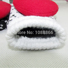 Trendy Women Lady Winter Knitted Gloves Warmer Fingerless Mittens MulticolorFreeUBY