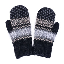 Winter Fashion Women men Rabbit Fur Wool Warm Gloves Full Finger Thick Mittens UBY