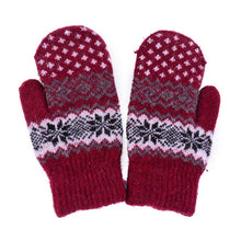 Winter Fashion Women men Rabbit Fur Wool Warm Gloves Full Finger Thick Mittens UBY